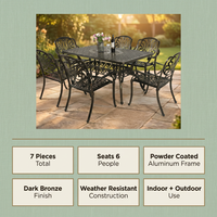 6 - Person Patio Dining Set with Rectangular Table — Results & Stats
