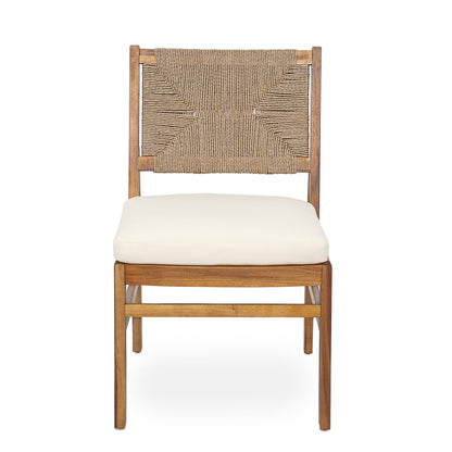 Outdoor 7 Piece Patio Rustic Acacia Wood Dining Set