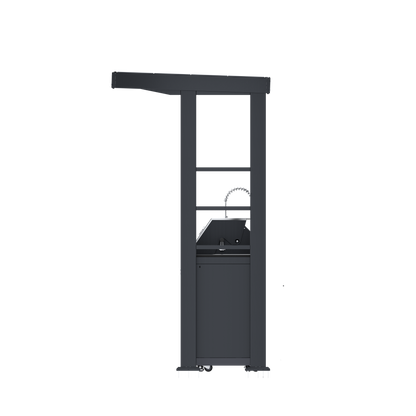 97-Inch 4-Burner Deluxe Stainless Steel Outdoor Kitchen Grill